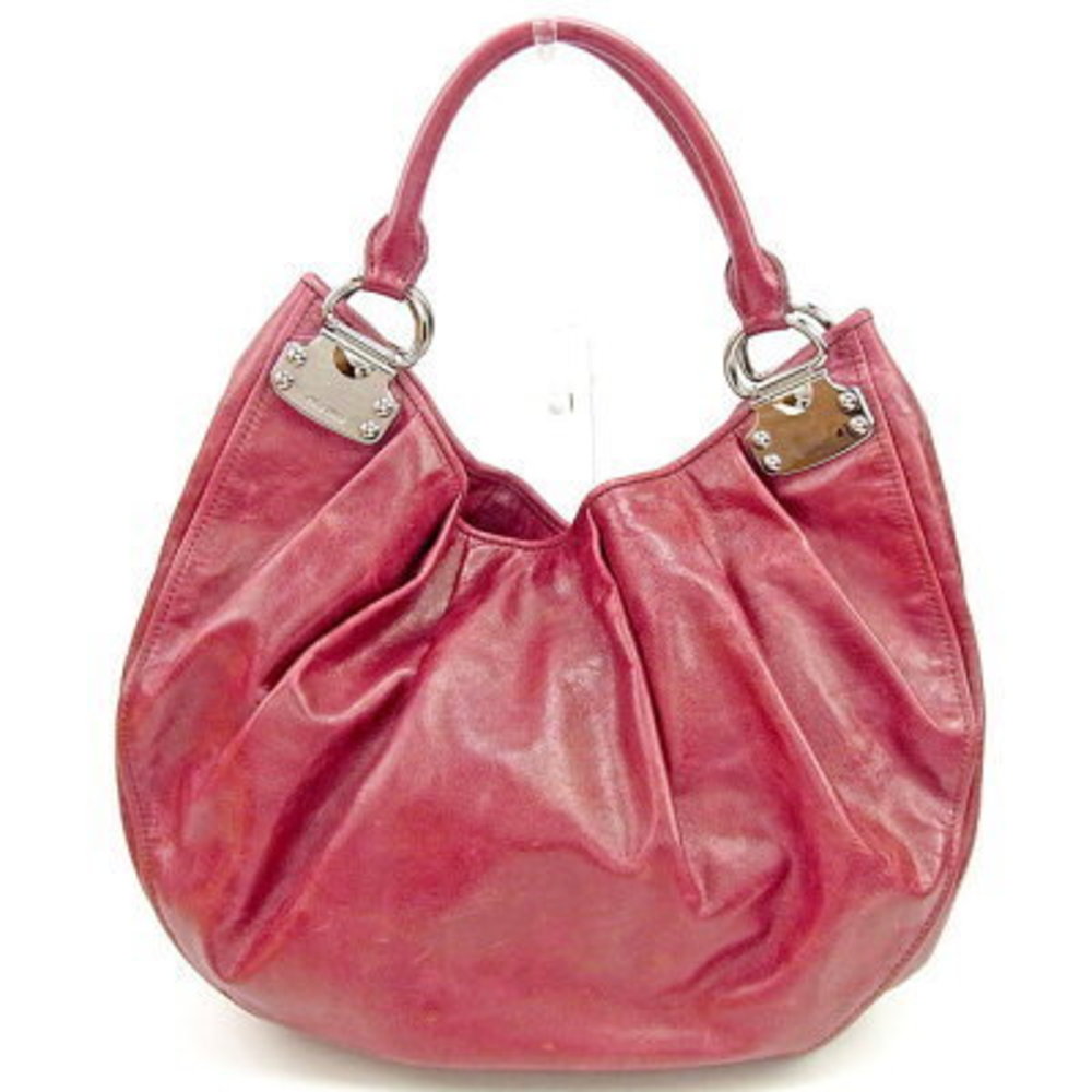 Miu Miu Shoulder Bag tuck leather handbag choice